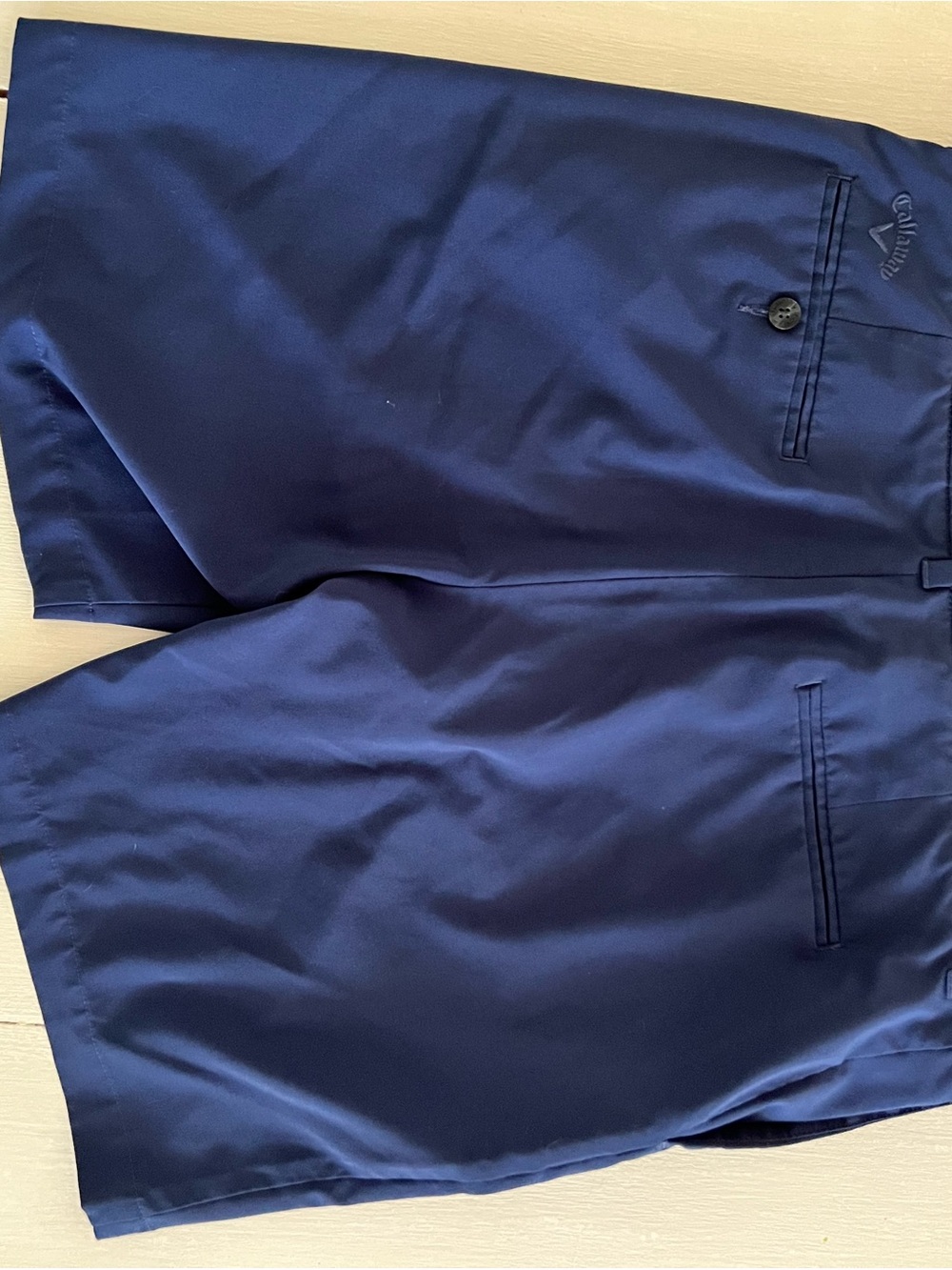 Callaway Men’s Navy Performance Golf Shorts Size 36 Stretch Flat Front - Picture 4 of 8